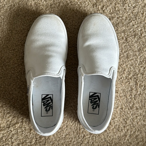 Vans Classic White Slip-On Tumble Shoe!! - Picture 5 of 7